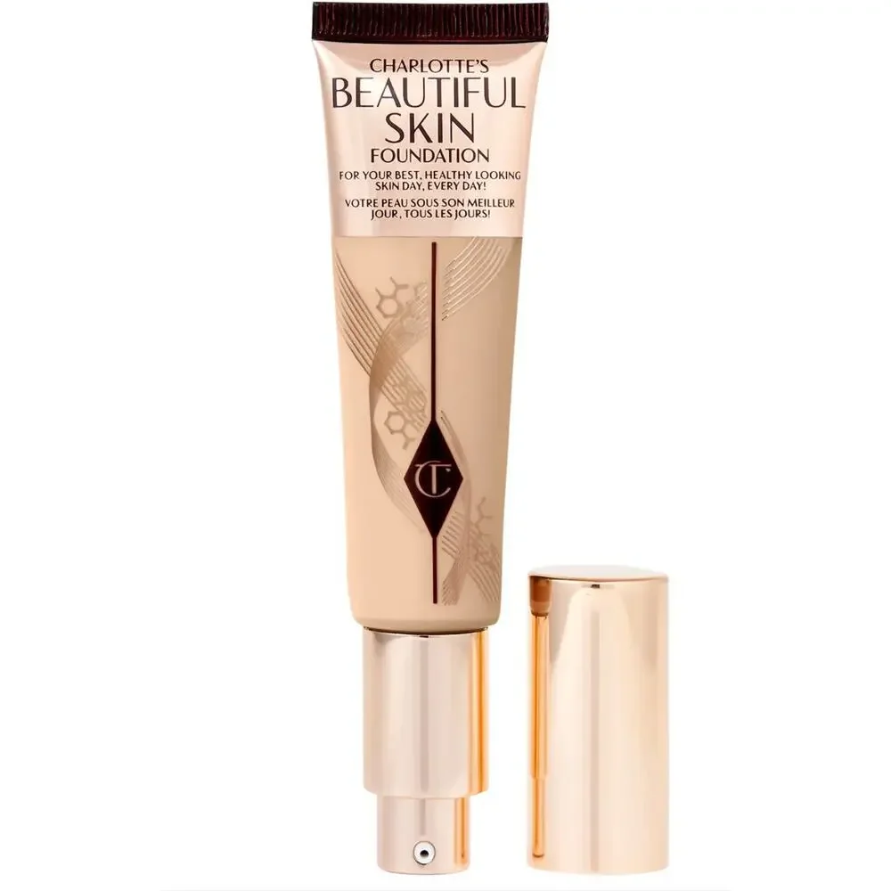 Charlotte Tilbury Beautiful Skin Medium Coverage Liquid Foundation #4 Warm NEW